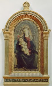 Maria med barn i en engle herlighed af Sandro Botticelli