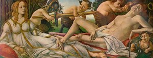 Mars og Venus, c1485, 1911 af Sandro Botticelli