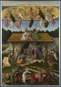 Mystisk fødsel. 1500 af Sandro Botticelli