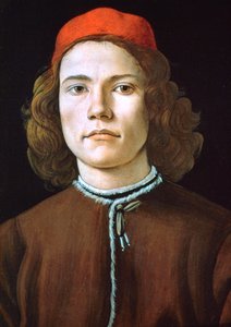 Portræt af en ung mand, c1480-1485 af Sandro Botticelli