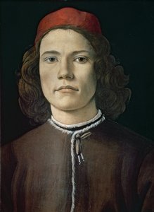 Portræt af en ung mand, ca. 1480-85 (tempera og olie på panel)