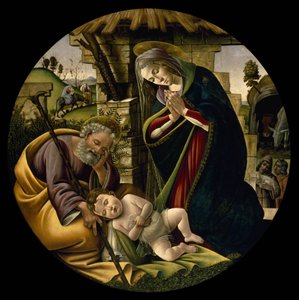 Tilbedelsen af Kristusbarnet af Sandro Botticelli