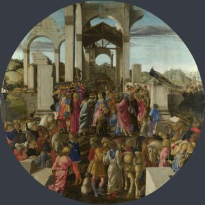 Kongernes tilbedelse, ca 1470-1475 af Sandro Botticelli
