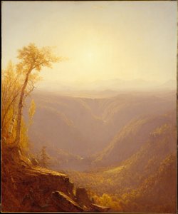 En kløft i bjergene (Kauterskill Clove) af Sanford Robinson Gifford