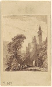 Slot og Figurer af Sanford Robinson Gifford