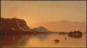 Isola Bella i Lago Maggiore af Sanford Robinson Gifford