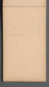 Skitsebog, side 08: Carter Mountian, 1859. af Sanford Robinson Gifford