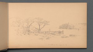 Skitsebog, side 20: Peaks Island, ME, 7. september 59, 1859. af Sanford Robinson Gifford