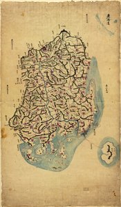 Chosŏn chido. LOC 83675009-1 af Sang Gi Chŏng