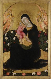 Jomfruen og barnet med engle Madonna af ydmyghed, midten af det 15. århundrede. af Sano di Pietro