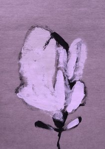 Abstrakt hvid blomst af Santhosh ch