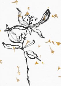 Fin blomsterskitse af Santhosh ch