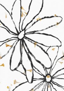 Fine gyldne blomster af Santhosh ch