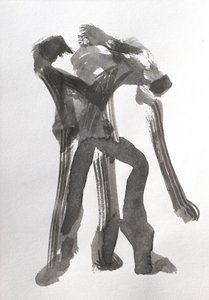 Dynamiske tuschfigurer af Santhosh ch