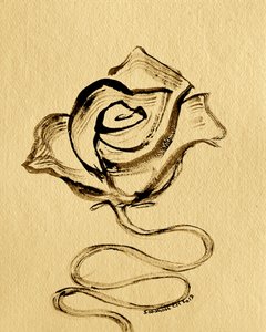 Elegant flydende rose af Santhosh ch