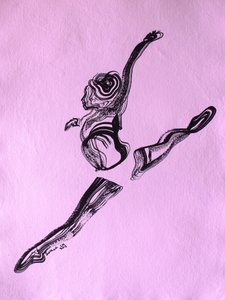 Flydende balletspring af Santhosh ch