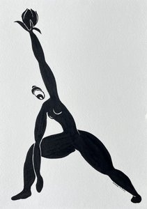 Meditativ lotusyoga af Santhosh ch