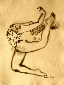 Plettet abstrakt figur af Santhosh ch
