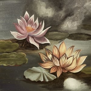 Stormfuld lotusdam af Santhosh ch