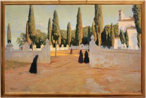 Golgata af Torrent af Santiago Rusiñol