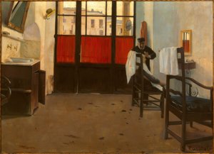 Puigcerdà frisøren af Santiago Rusiñol