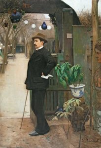 Portræt af Miquel Utrillo af Santiago Rusiñol
