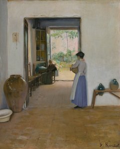 Sitges interiør af Santiago Rusiñol