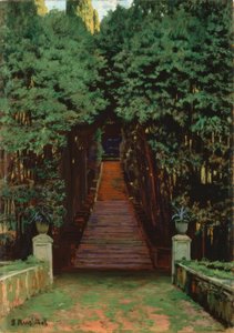 Trapper i haven af Santiago Rusiñol