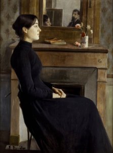 Feminin figur af Santiago Rusiñol