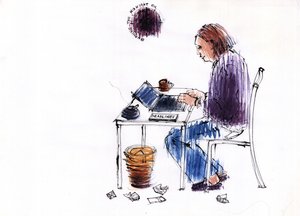 Burning the Midnight Oil, 2009 af Sara Hayward