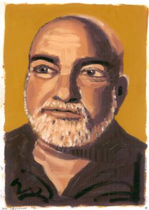 John Schlesinger, 2008 (olie på papir) af Sara Hayward