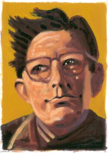 Laurie Lee, 2008 (olie) af Sara Hayward