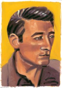 Louis MacNeice, 2008 (olie på papir) af Sara Hayward