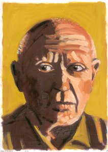 Pablo Picasso, 2008 (olie på papir)
