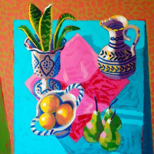 Stilleben # 57, 2025 (akryl på plade)