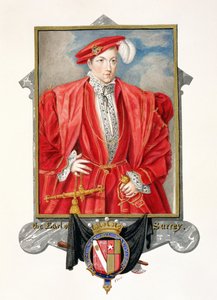 Portræt af Henry Howard (ca. 1517-47) Earl of Surrey fra 