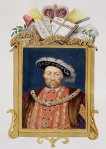 Portræt af Henry VIII (1491-1547) som forsvarer af troen fra 