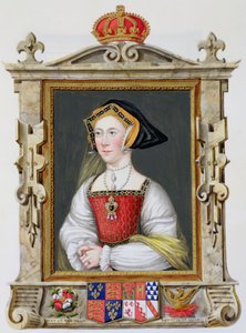 Portræt af Jane Seymour (ca. 1509-37) 3. dronning af Henry VIII fra 