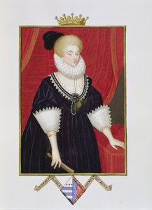 Portræt af Lady Catherine Gray (ca. 1538-1668) grevinde af Kent fra 