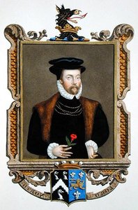 Portræt af Lord Roger North (1530-1600) 2. Baron North fra 