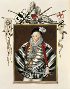 Portræt af Sir Henry Lee (1530-1610) fra 