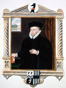 Portræt af Sir Walter Mildmay (ca. 1520-89) fra 