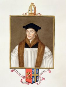 Portræt af Stephen Gardiner (ca. 1483-1555) biskop af Winchester fra 
