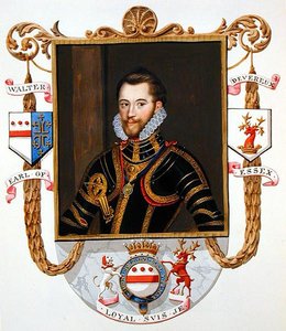 Portræt af Walter Devereux (1541-76) 1. jarl af Essex fra 