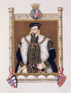 Portræt af William Herbert (ca. 1506-70) 1. jarl af Pembroke fra 