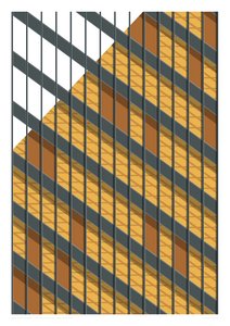 375 Park Avenue, NYC, 2015 (grafisk giclee-print)
