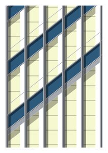 510 Fifth Avenue, NYC, 2015 (grafisk giclee-print)