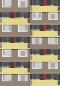 Spa Green Estate, 2017 (digital) af Sarah Evans