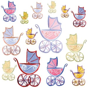 Spadseretur i parken, 2005 (digital) af Sarah Hough