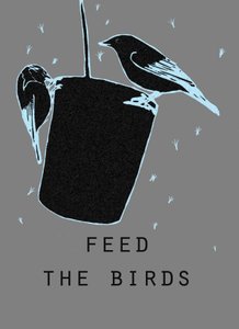 Feed the birds, 2018, (digital tegning) af Sarah Thompson Engels